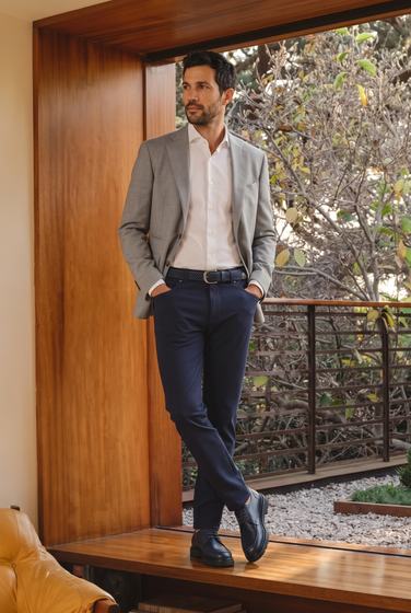 Gri Kareli Blazer