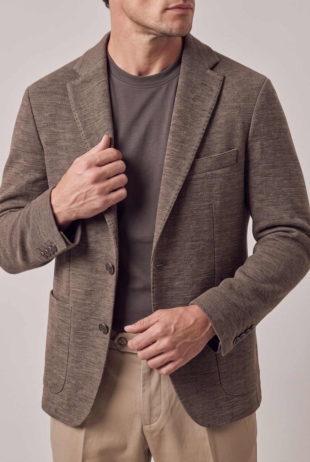 Kahve Yün Blazer, Görsel 02