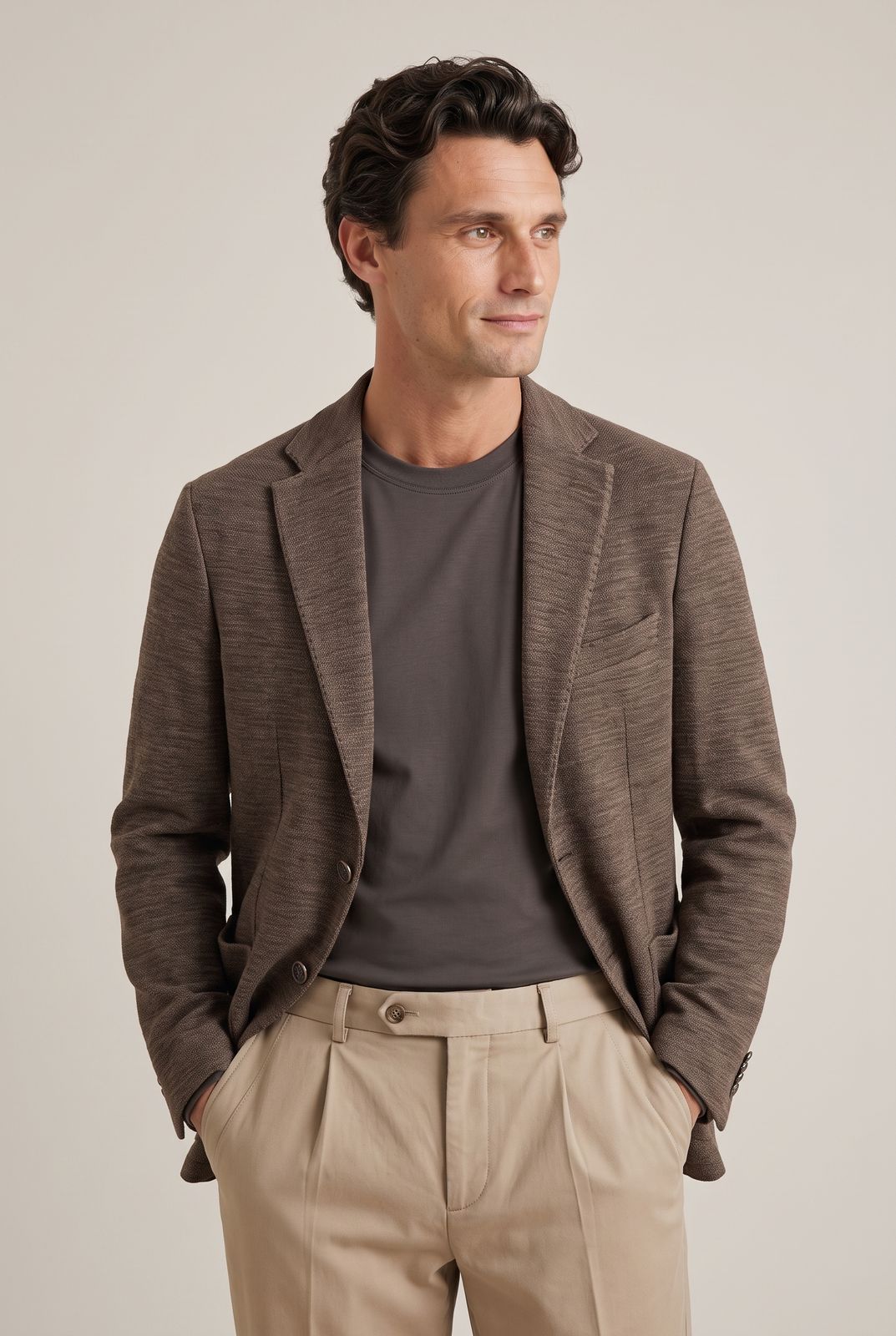 Kahve Yün Blazer