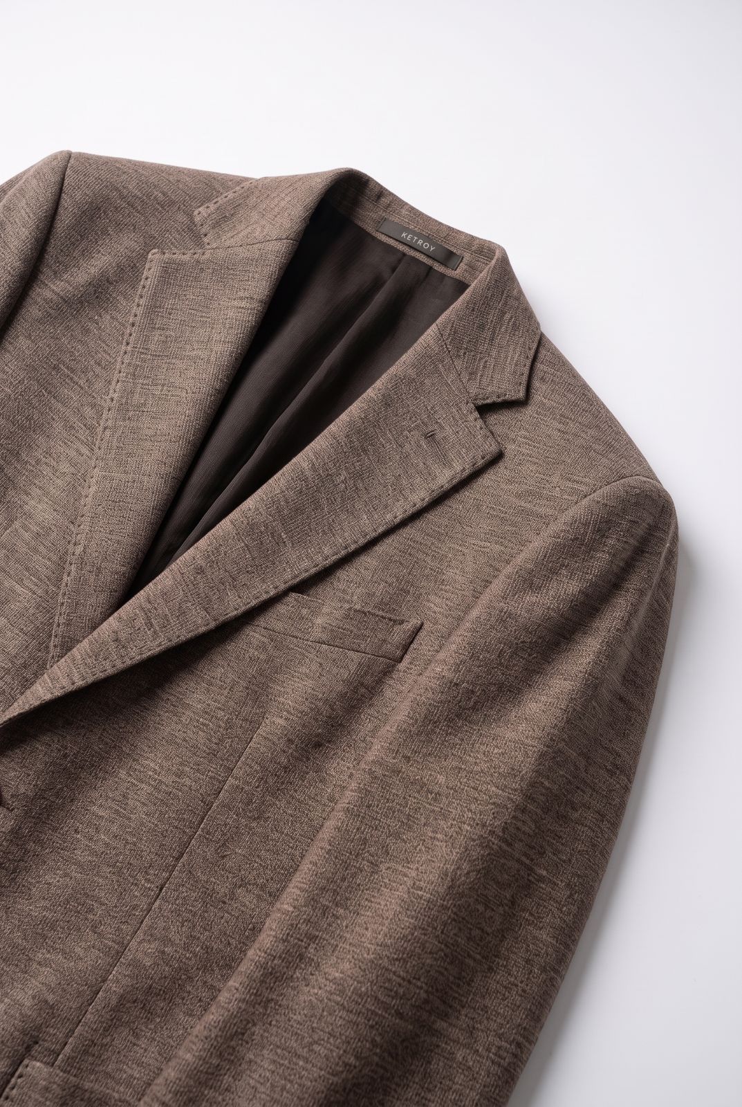 Kahve Yün Blazer, Görsel 04