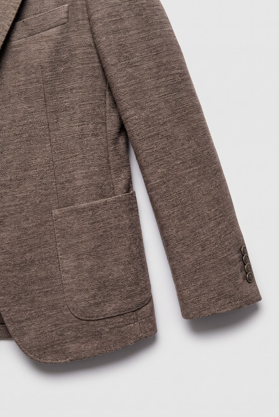 Kahve Yün Blazer, Görsel 05