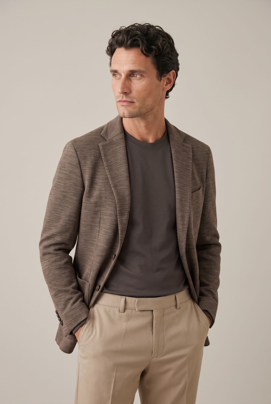 Kahve Yün Blazer, Görsel 06